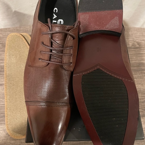 CALTO Men's Invisible Height Increasing Elevator Shoes - Premium Leather - Picture 6 of 14